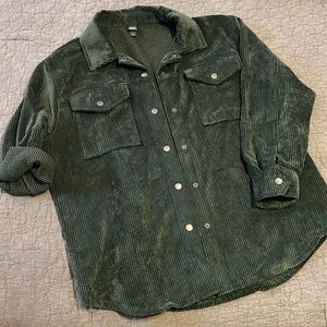 Wild Fable Corduroy Oversized Boyfriend Shirt Jacket